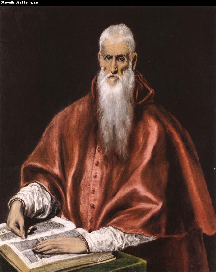 El Greco St Jerome as Cardinal